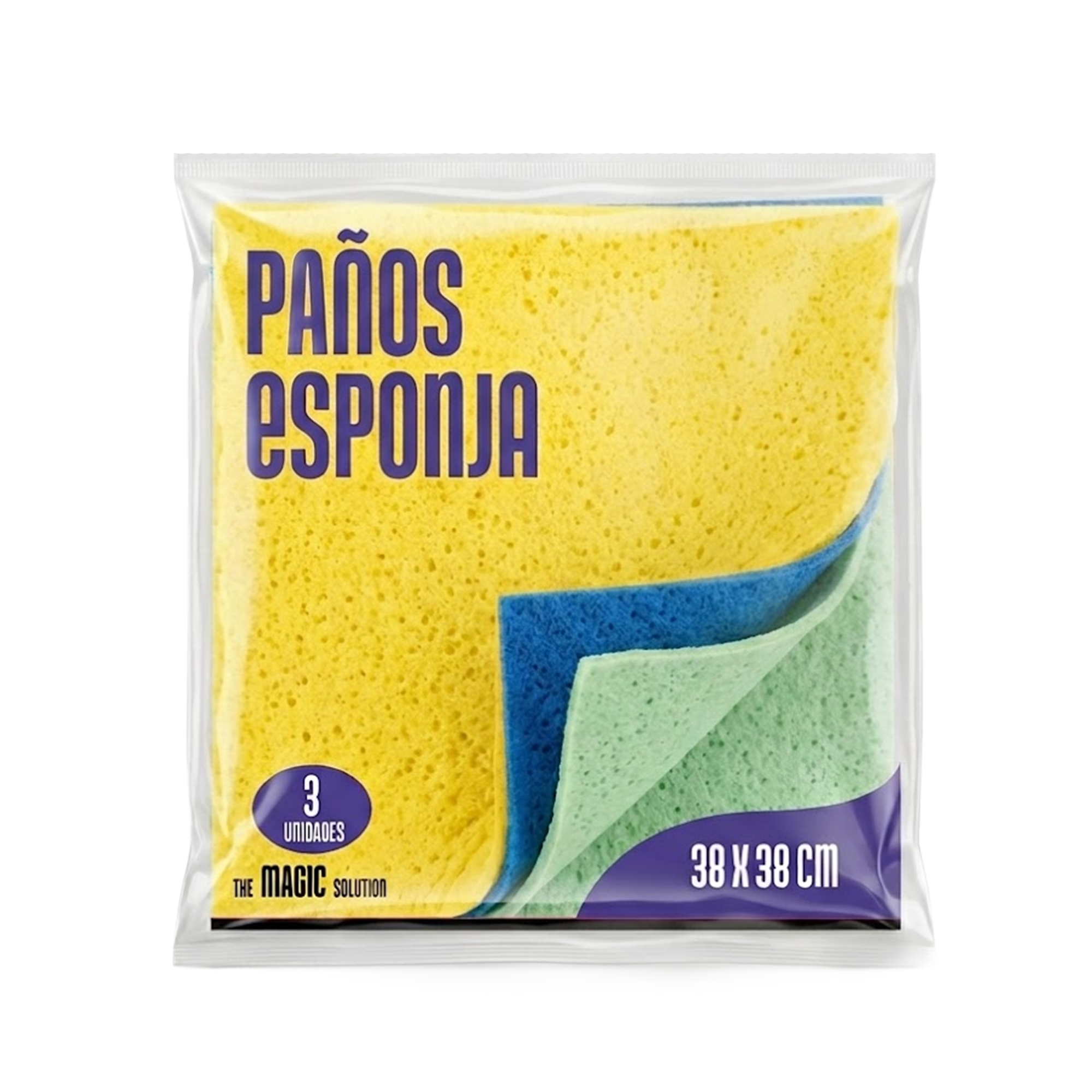Paños Esponja — envase Magic Products