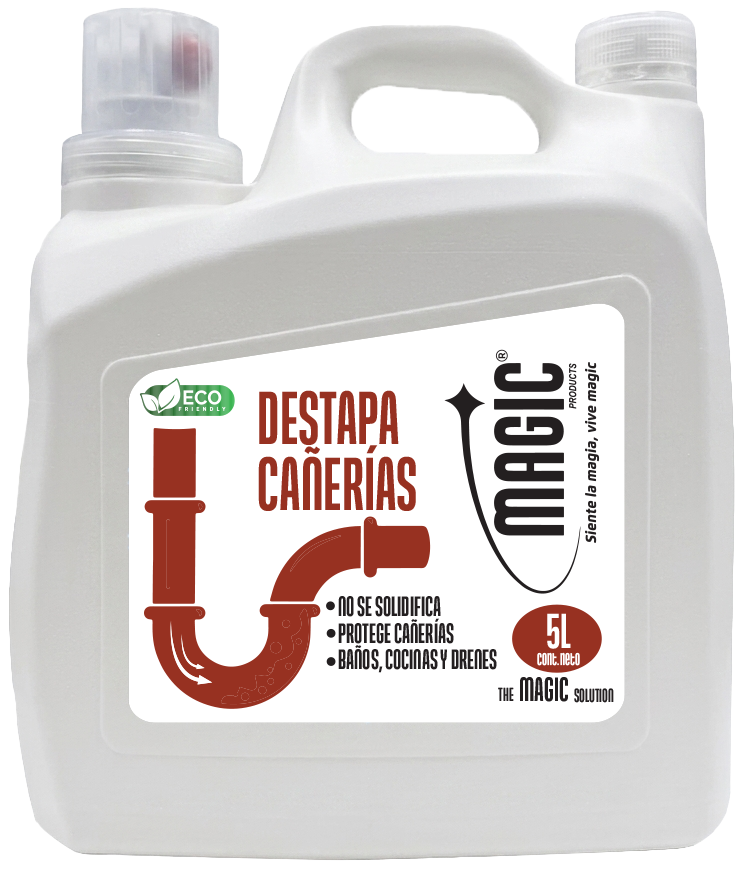 Destapa Cañerías — envase Magic Products